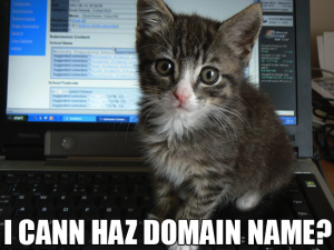 I cann haz domain name? Lolcat