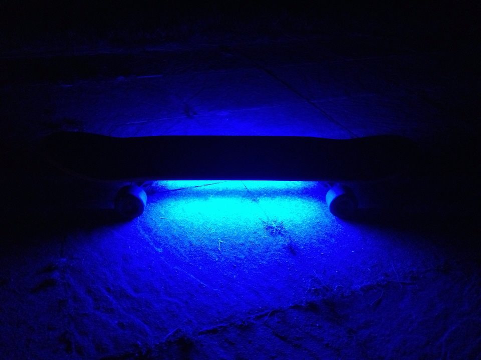 home made LED skate